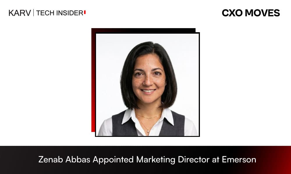 Zenab Abbas Appointed Marketing Director at Emerson for MEA Region
