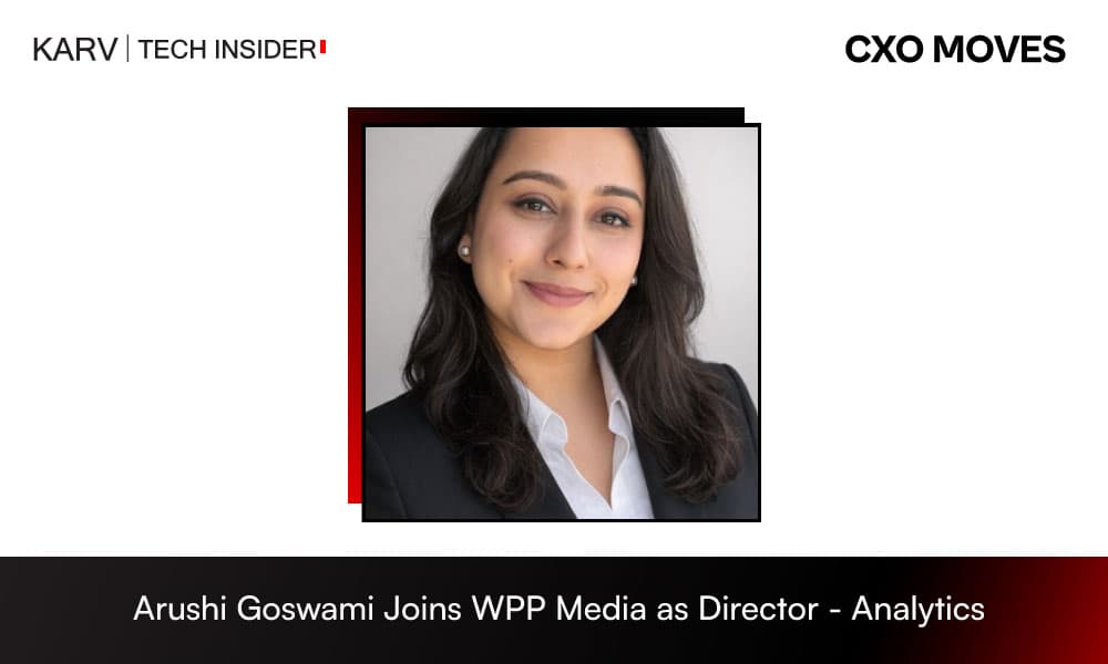 Arushi Goswami Joins WPP Media as Director Analytics