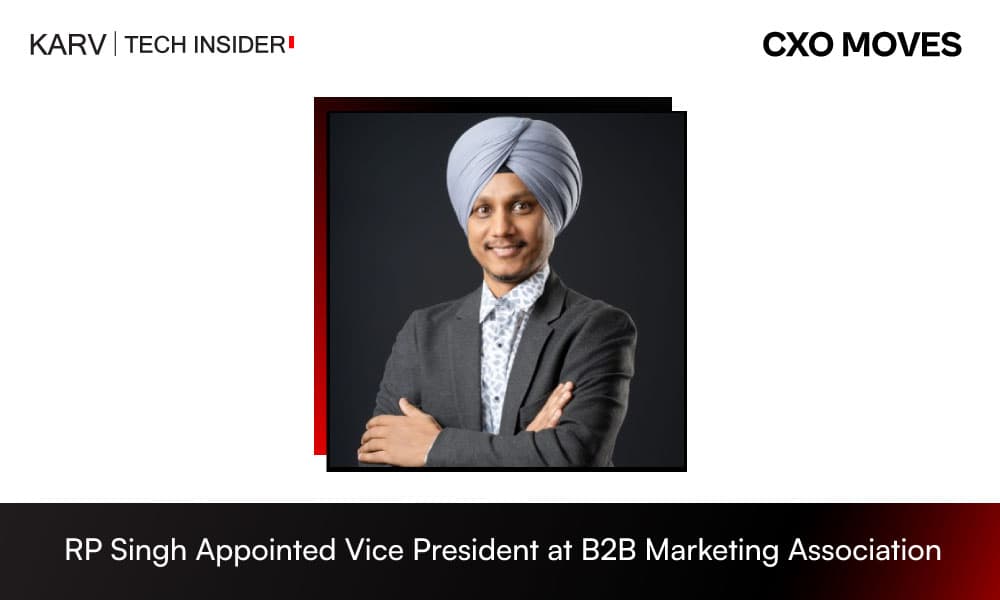RP Singh Appointed Vice President at B2B Marketing Association