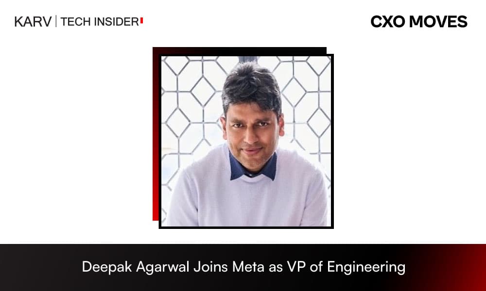 Deepak Agarwal Joins Meta as VP of Engineering