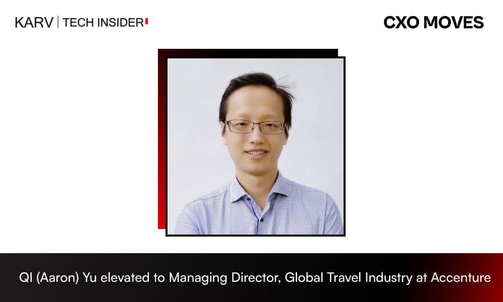 QI (Aaron) Yu Elevated to Managing Director, Global Travel Industry at Accenture
