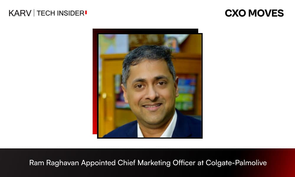 Ram Raghavan Appointed Chief Marketing Officer at Colgate-Palmolive