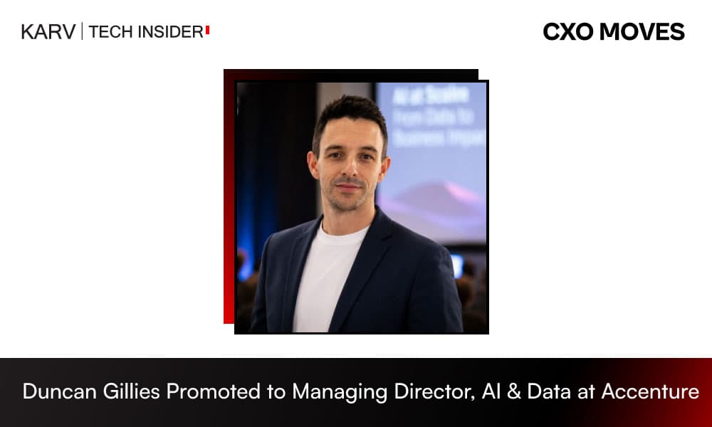 Duncan Gillies Promoted to Managing Director, AI & Data at Accenture