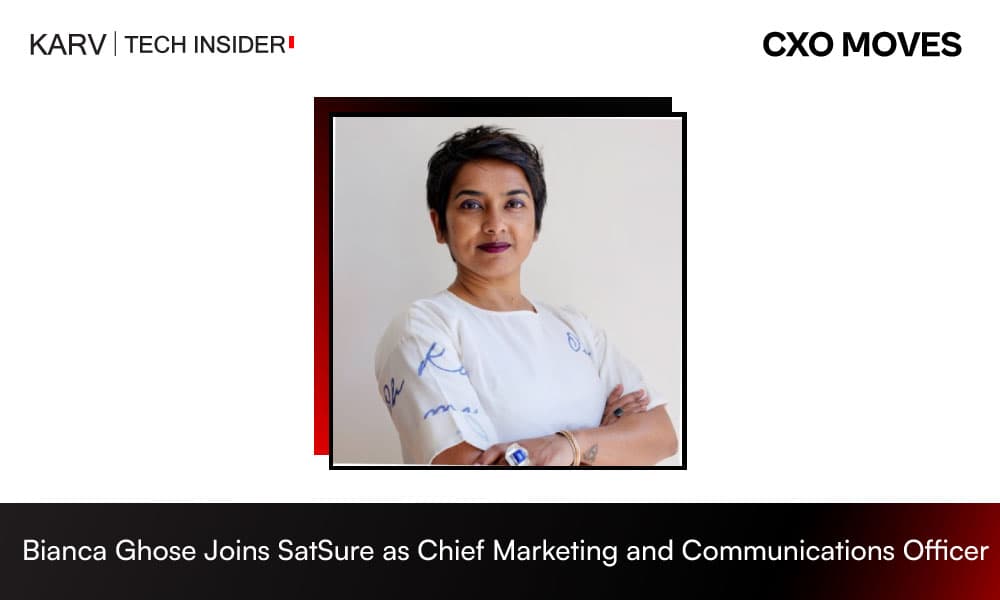 Bianca Ghose Joins SatSure as Chief Marketing and Communications Officer