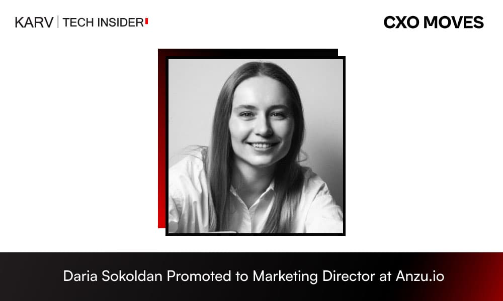 Daria Sokoldan Promoted to Marketing Director at Anzu.io