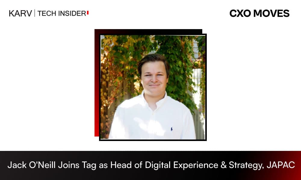 Tag Appoints Jack O'Neill as Head of Digital Experience & Strategy, JAPAC