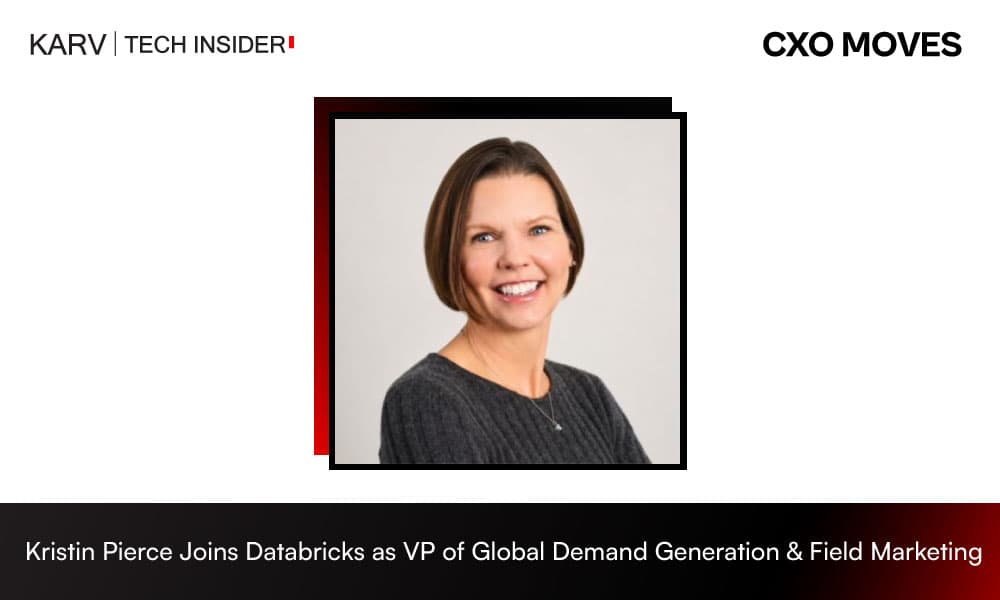Kristin Pierce Joins Databricks as VP of Global Demand Generation & Field Marketing