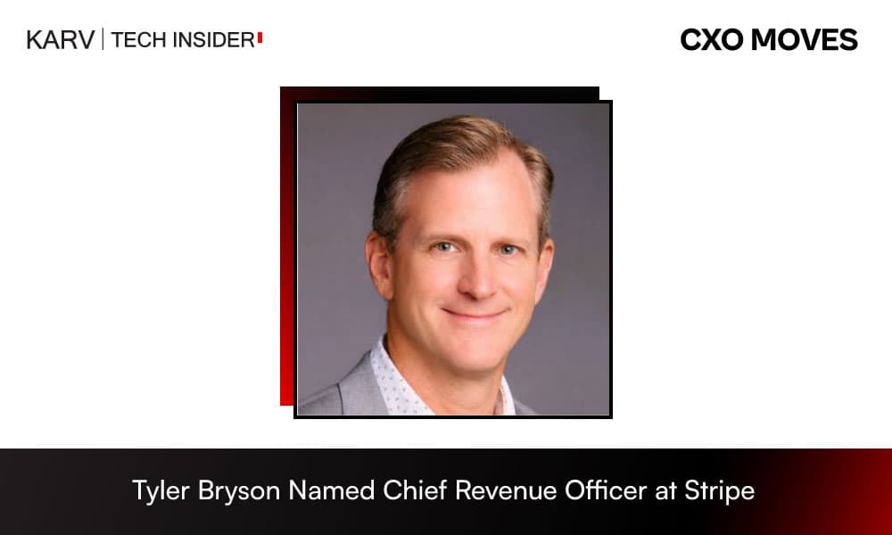 Tyler Bryson Appointed Chief Revenue Officer at Stripe