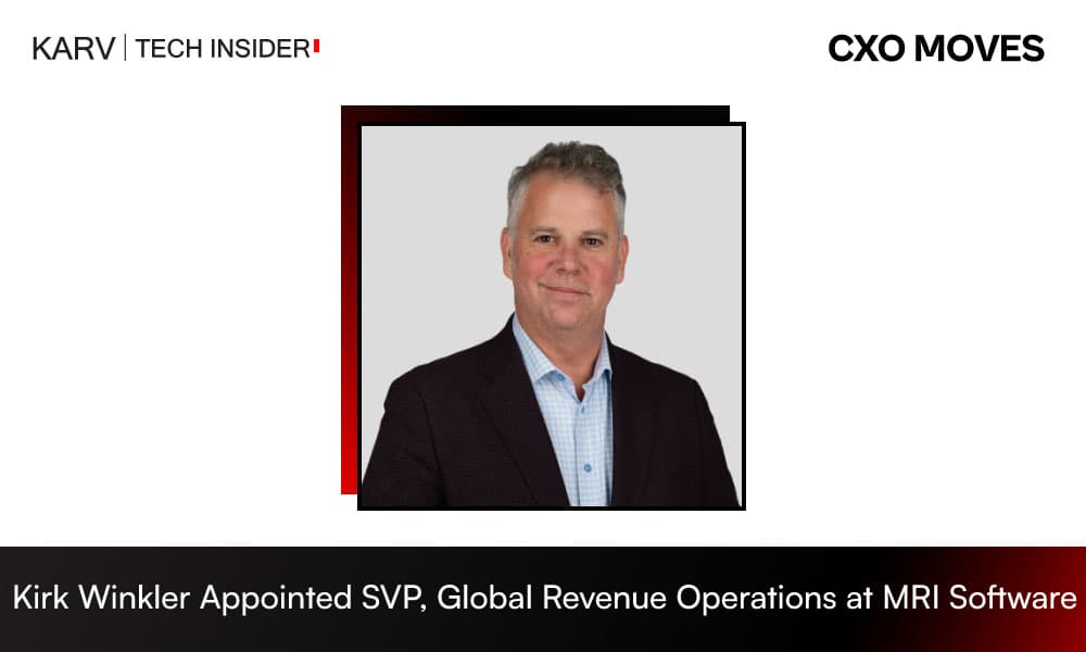 Kirk Winkler Joins MRI Software as Senior Vice President, Global Revenue Operations