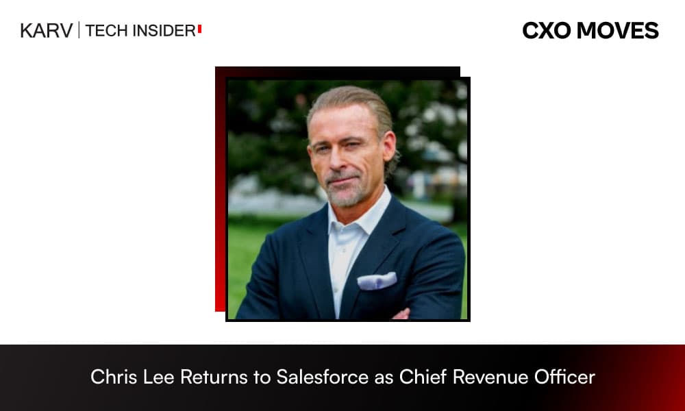 Chris Lee Returns to Salesforce as Chief Revenue Officer for Agentforce