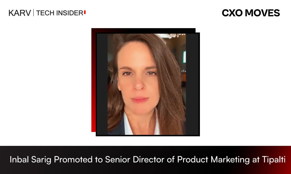 Inbal Sarig Promoted to Senior Director of Product Marketing at Tipalti
