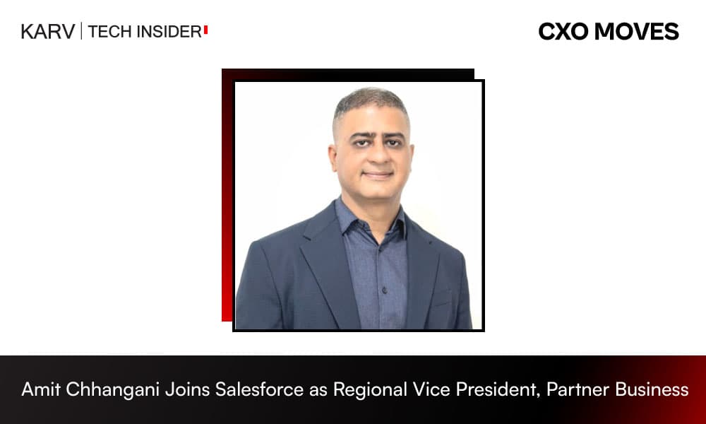 Amit Chhangani Joins Salesforce as Regional Vice President, Partner Business