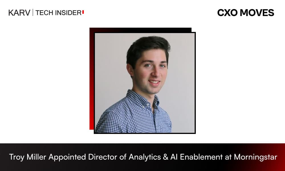 Troy Miller Appointed Director of Analytics & AI Enablement at Morningstar