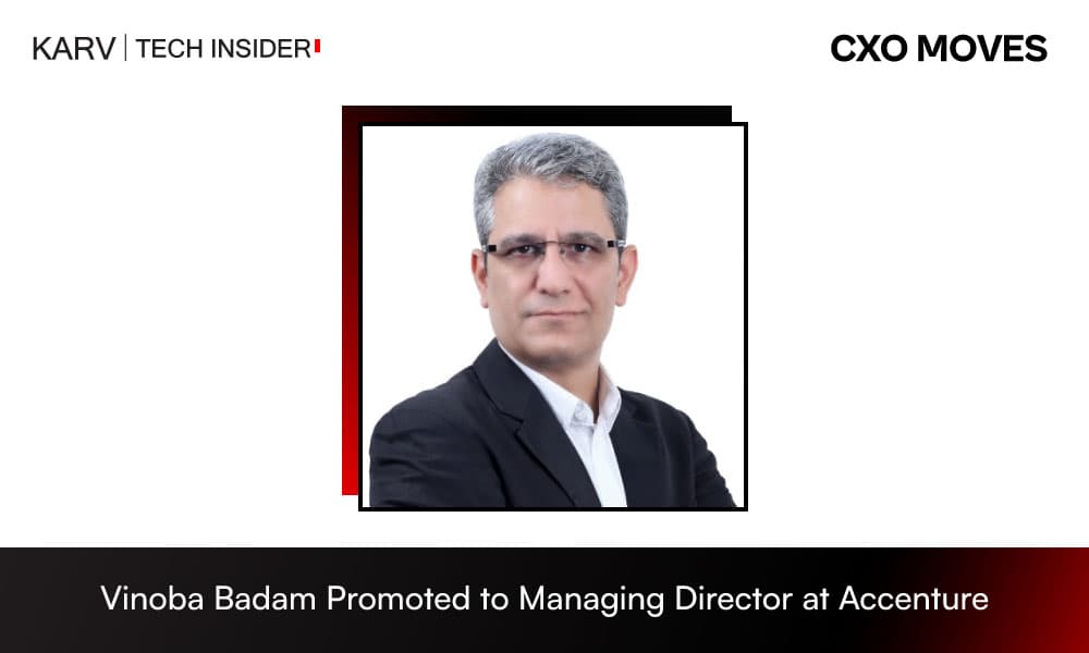 Vinoba Badam Promoted to Managing Director at Accenture
