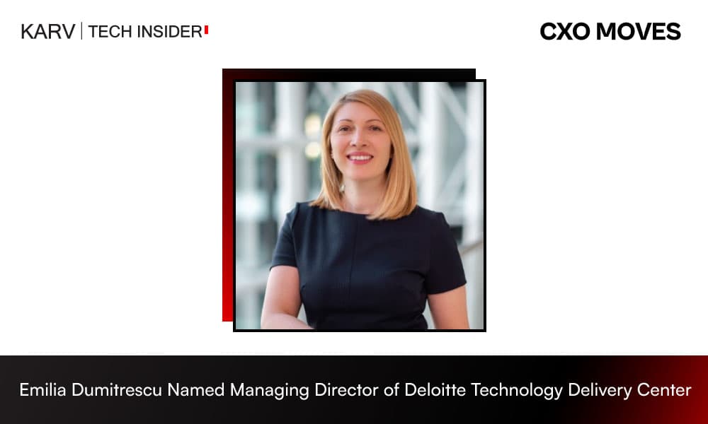 Emilia Dumitrescu Named Managing Director of Deloitte Technology Delivery Center