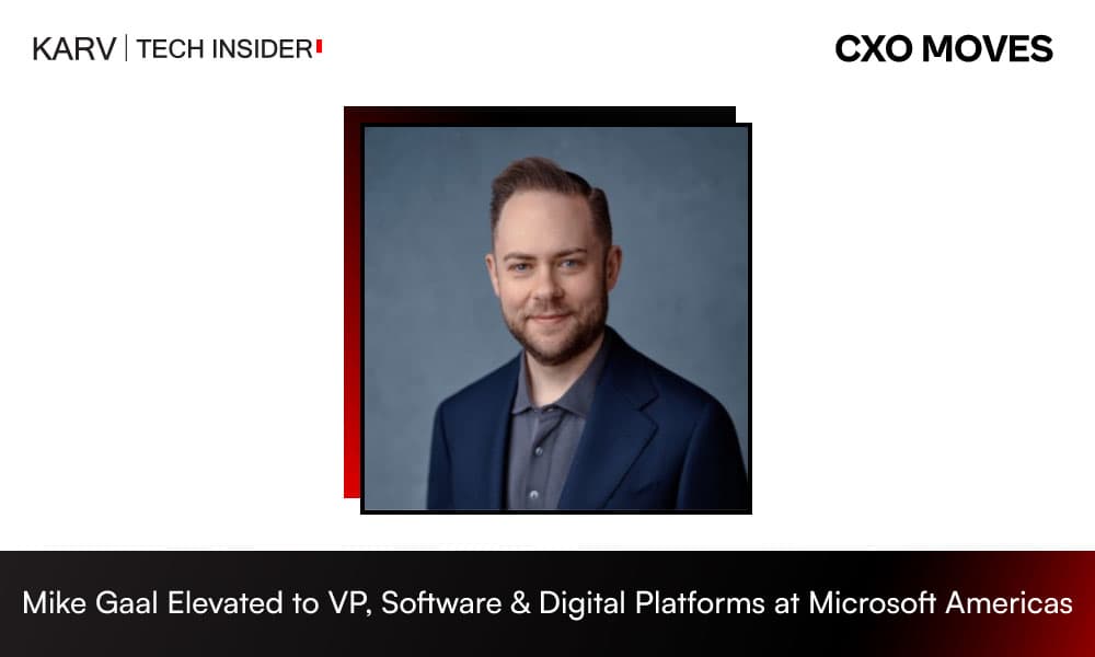 Microsoft Promotes Mike Gaal to VP, Software & Digital Platforms, Americas