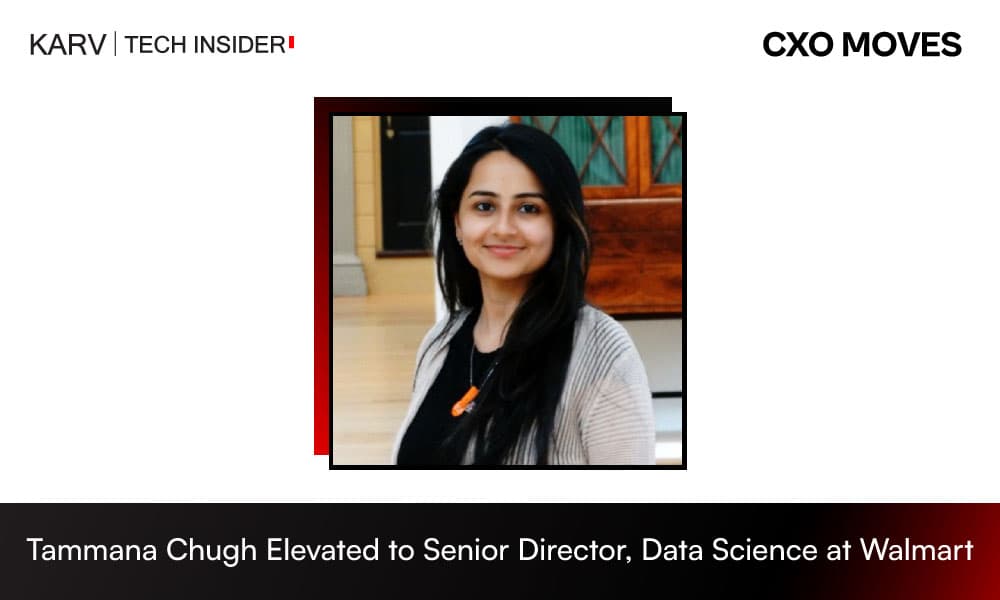 Walmart Promotes Tammana Chugh to Senior Director, Data Science