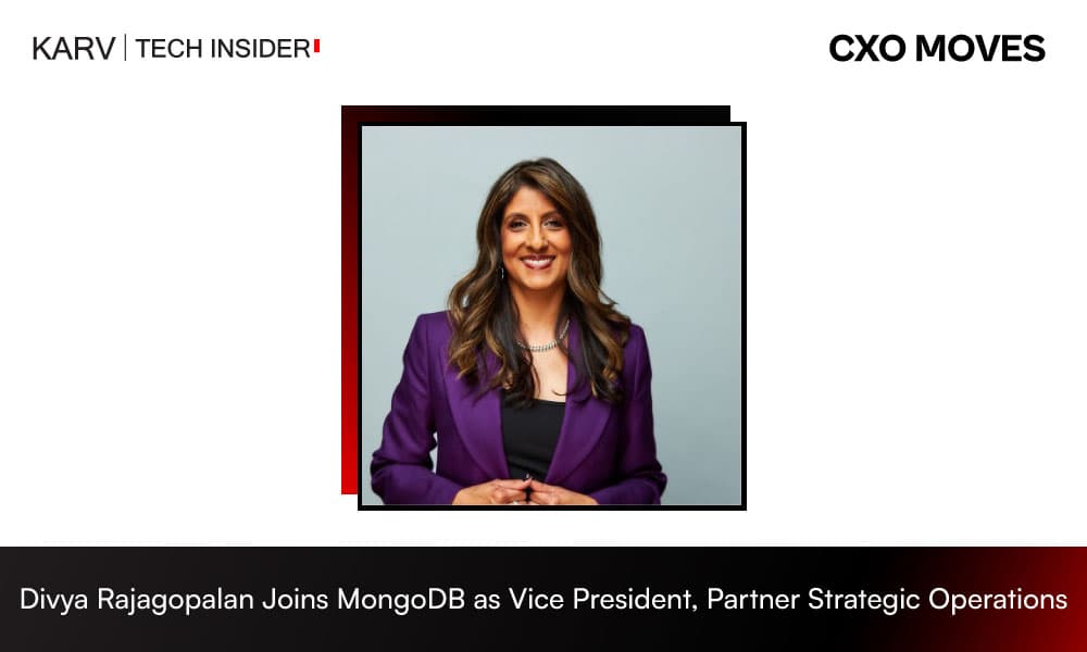 Divya Rajagopalan Joins MongoDB as Vice President, Partner Strategic Operations