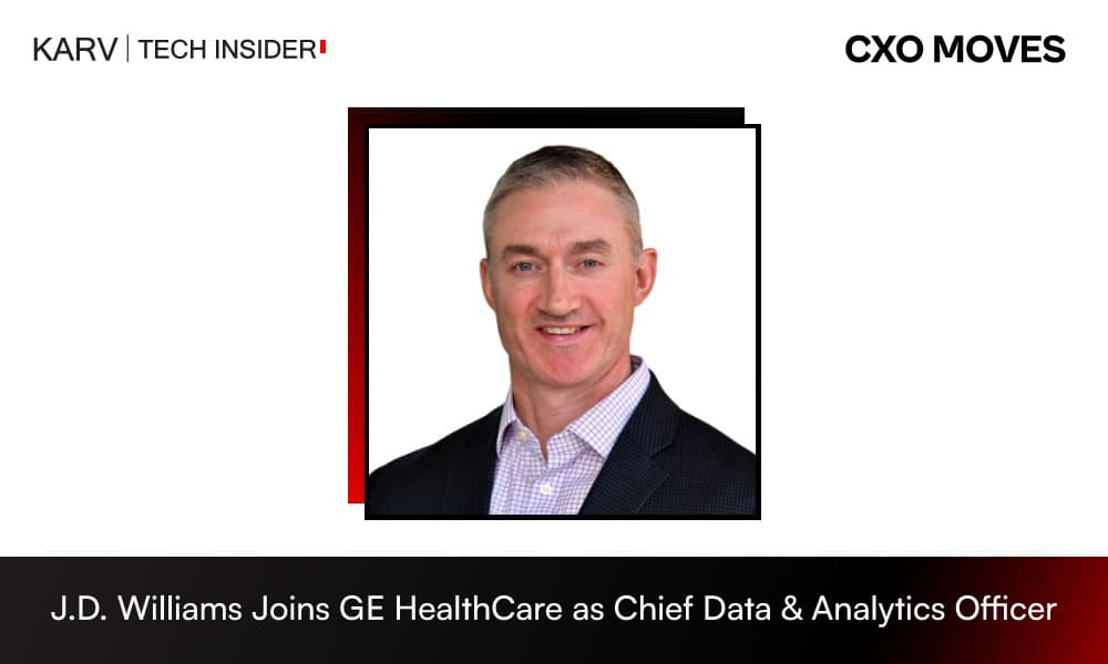 J.D. Williams Joins GE HealthCare as Senior Vice President and Chief Data & Analytics Officer