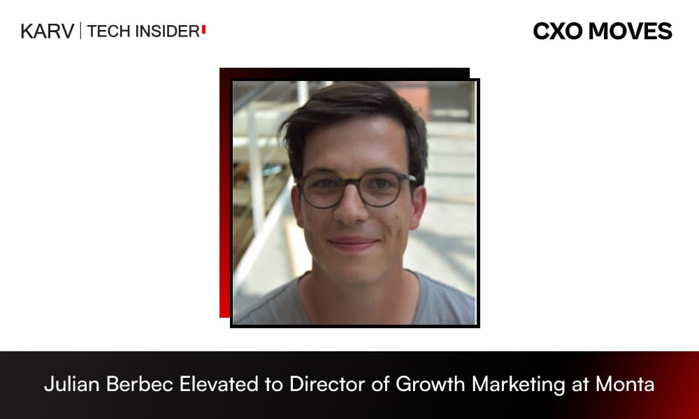 Julian Berbec Elevated to Director of Growth Marketing at Monta