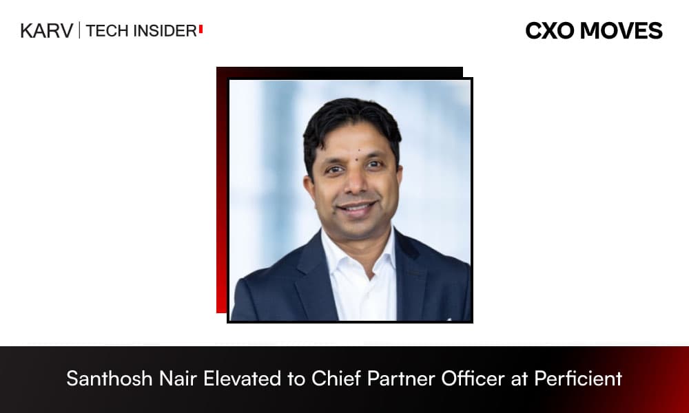 Santhosh Nair Elevated to Chief Partner Officer at Perficient to Strengthen AI Ecosystem Strategy
