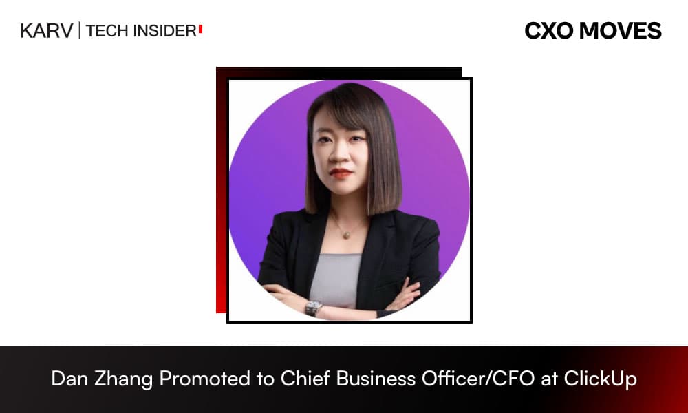 Dan Zhang Promoted to Chief Business Officer/CFO at ClickUp to Drive Enterprise AI Transformation