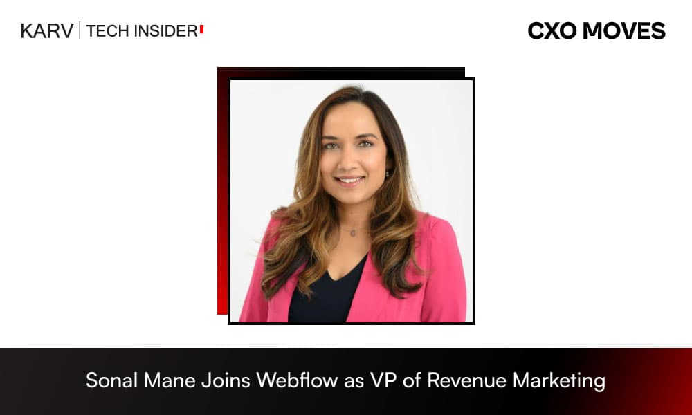 Webflow Appoints Sonal Mane as Vice President of Revenue Marketing