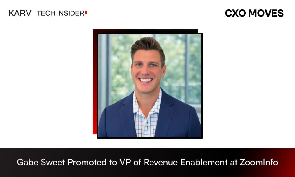 ZoomInfo Promotes Gabe Sweet to Vice President of Revenue Enablement