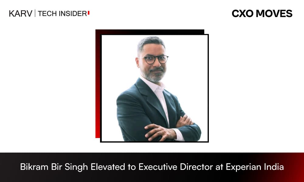 Experian India Promotes Bikram Bir Singh to Executive Director