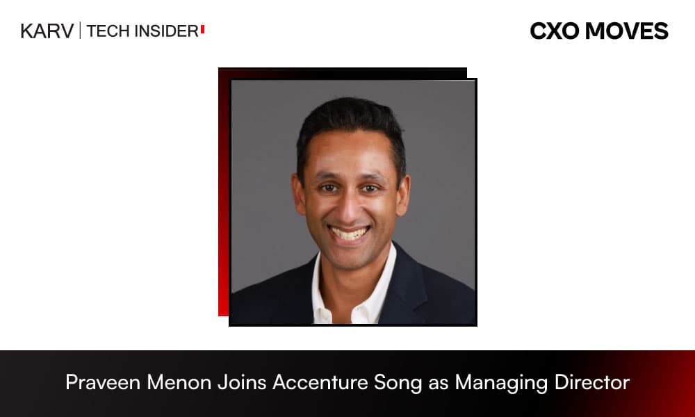 Accenture Song Appoints Praveen Menon as Managing Director, Americas Commerce Practice