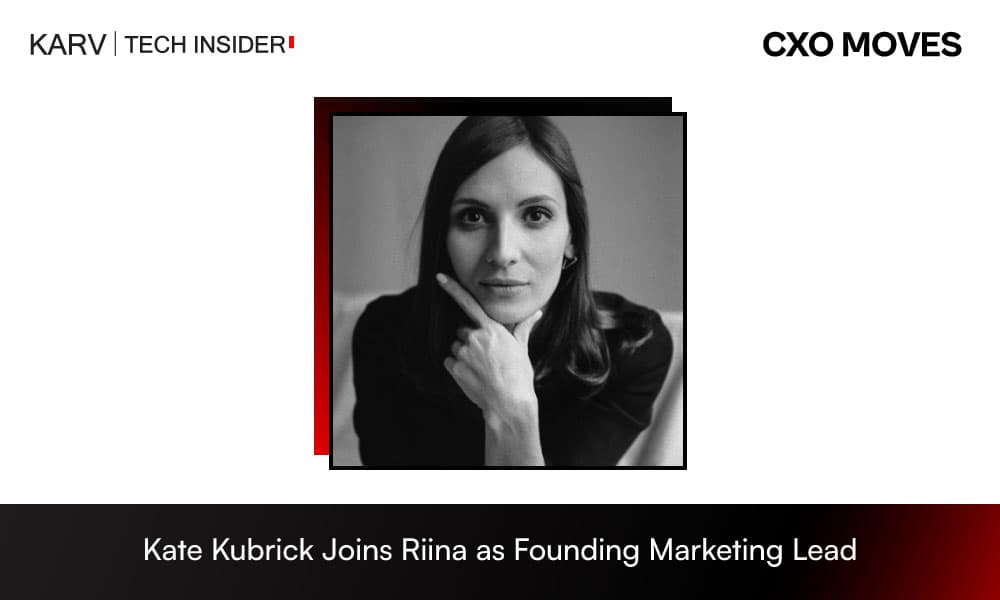 Riina Appoints Kate Kubrick as Founding Marketing Lead