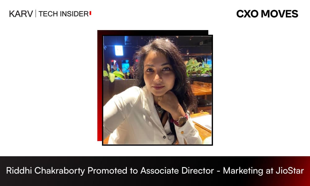 JioStar Promotes Riddhi Chakraborty to Associate Director – Marketing