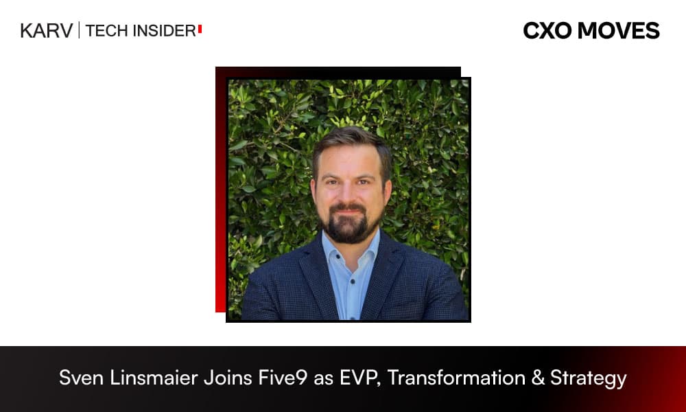 Five9 Appoints Sven Linsmaier as EVP, Transformation & Strategy