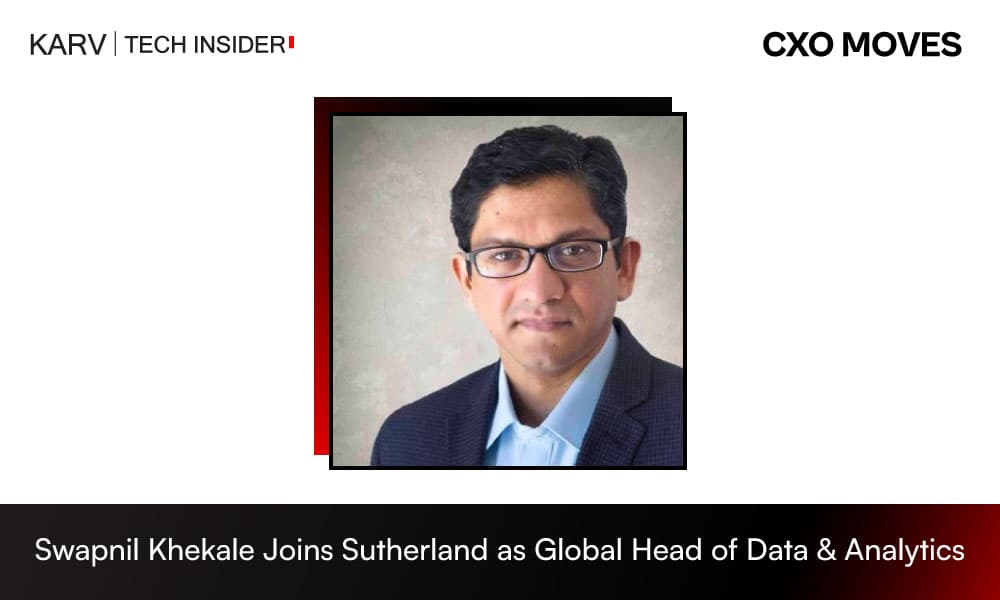 Sutherland Appoints Swapnil Khekale as Global Head of Data and Analytics, SVP