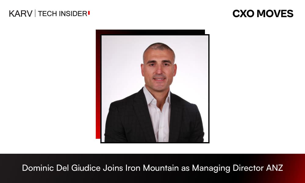 Dominic Del Giudice Appointed Managing Director for Australia & New Zealand at Iron Mountain
