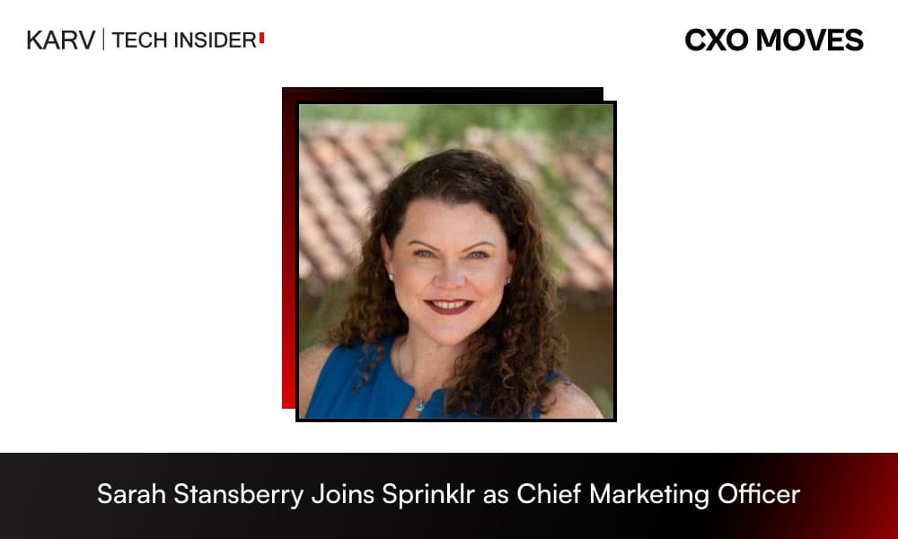 Sprinklr Appoints Sarah Stansberry as Chief Marketing Officer