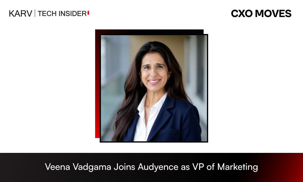 Audyence Appoints Veena Vadgama as Vice President of Marketing