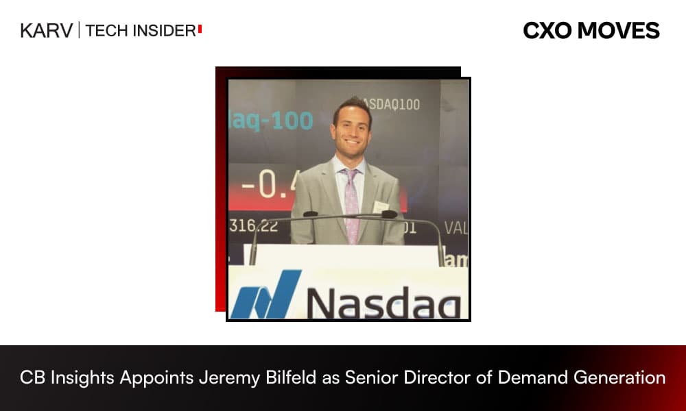CB Insights Appoints Jeremy Bilfeld as Senior Director of Demand Generation