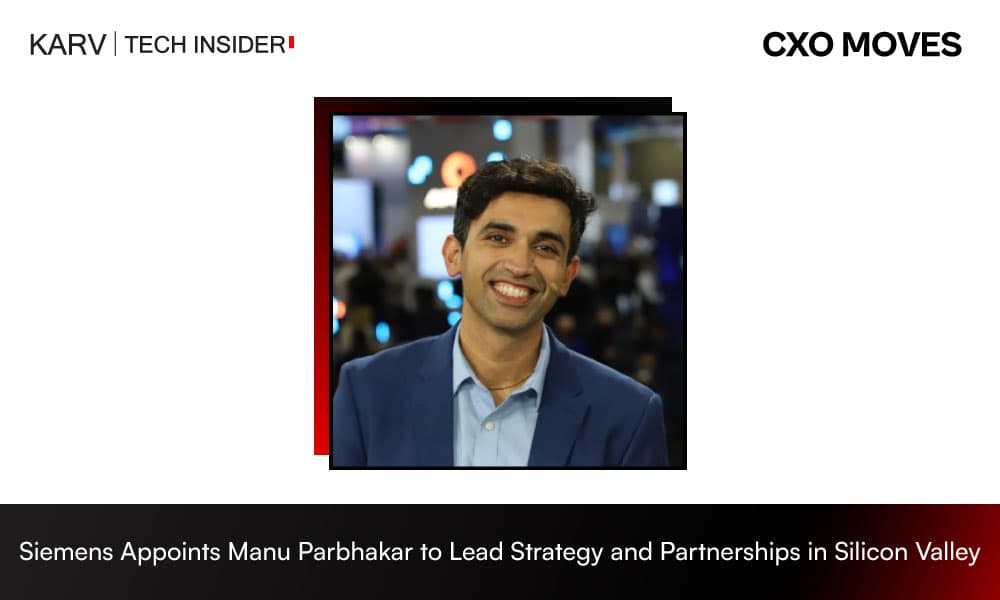 Siemens Appoints Manu Parbhakar to Lead Strategy and Partnerships in Silicon Valley
