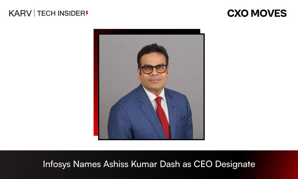 Infosys Appoints Ashiss Kumar Dash as CEO Designate, Succeeding Salil Parekh in 2027