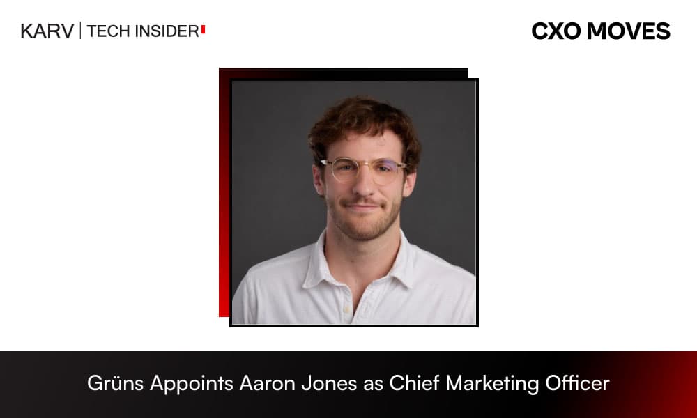 Gruns Appoints Aaron Jones as Chief Marketing Officer