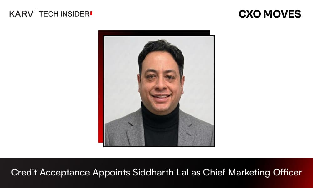 Credit Acceptance Appoints Siddharth Lal as Chief Marketing Officer
