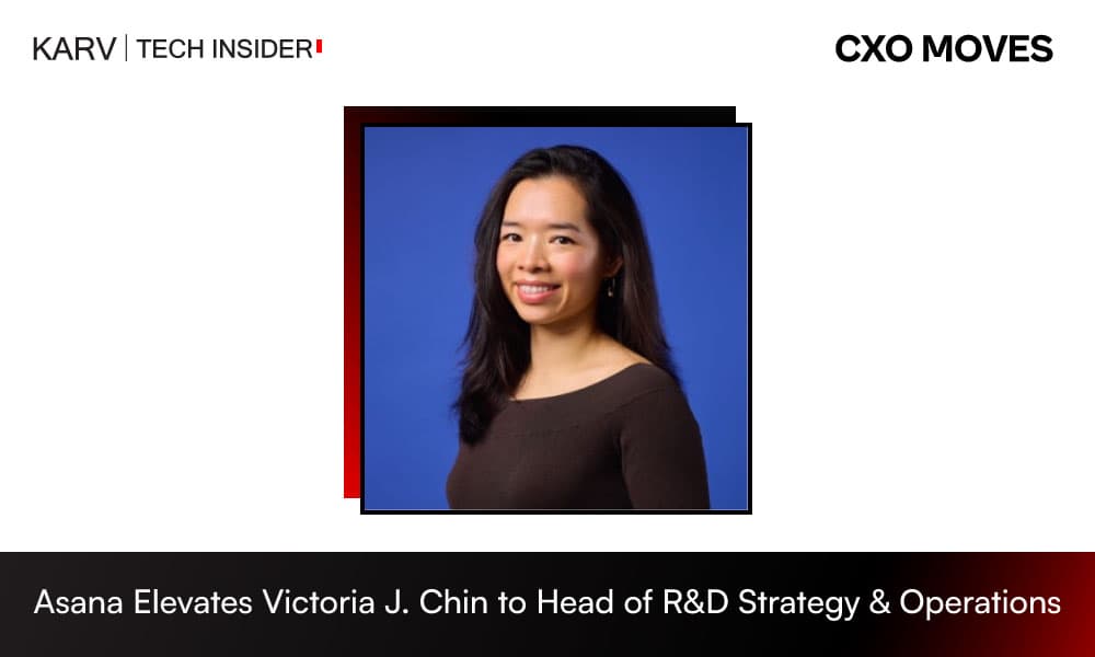Asana Elevates Victoria J. Chin to Head of R&D Strategy & Operations