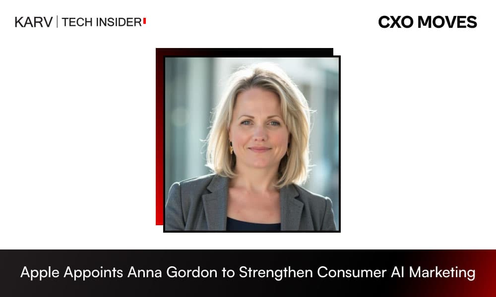 Apple Appoints Anna Gordon as Director Product Management and Marketing, Siri AI
