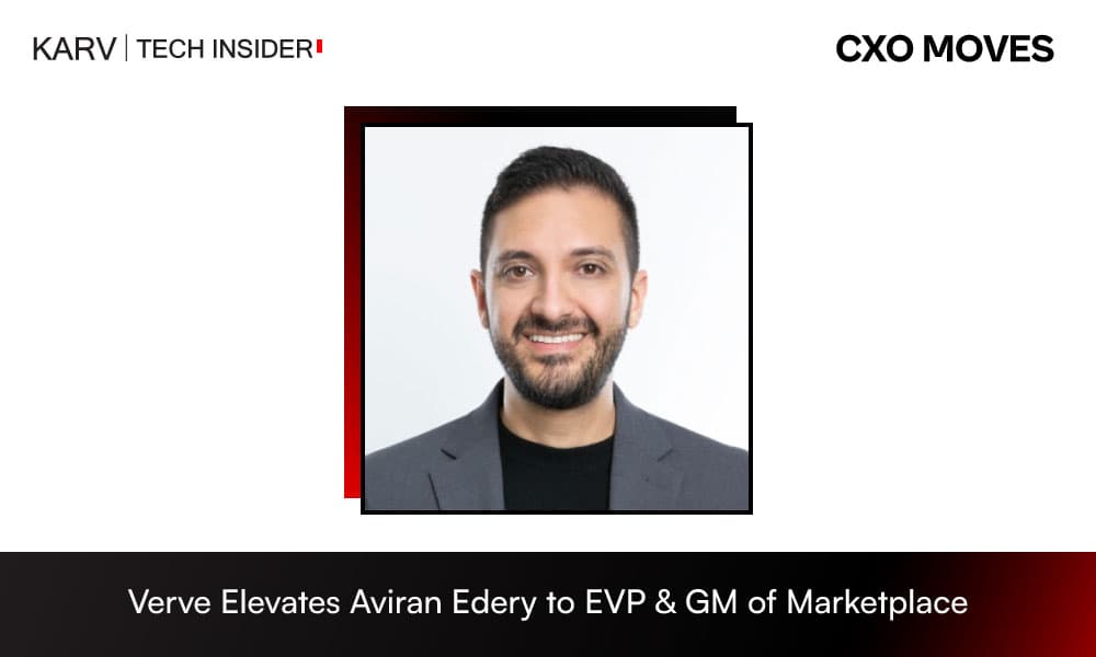 Verve Elevates Aviran Edery to Executive Vice President & General Manager of Marketplace