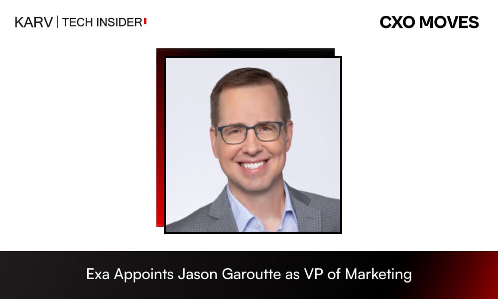 Jason Garoutte Joins Exa as Vice President of Marketing