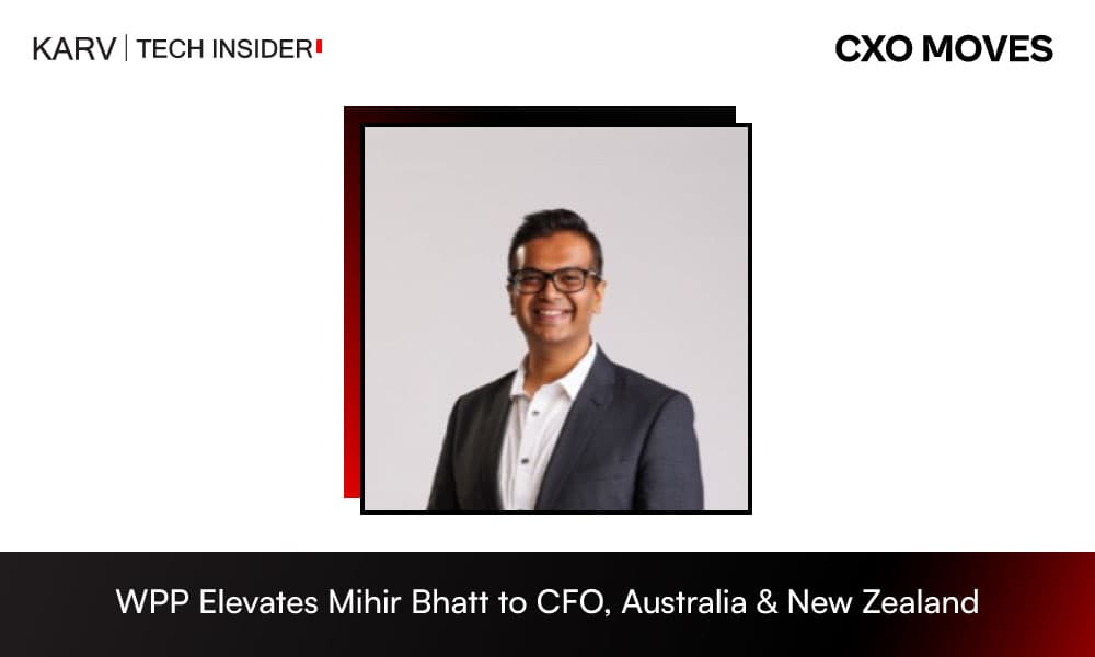 Mihir Bhatt Elevated to Chief Financial Officer, Australia & New Zealand at WPP