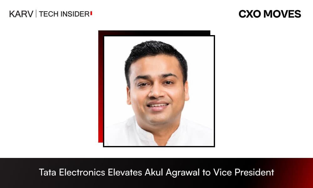 Akul Agrawal Elevated to Vice President at Tata Electronics