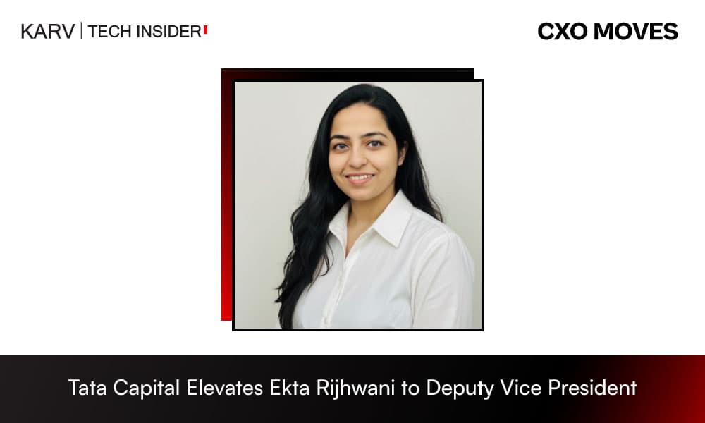 Ekta Rijhwani Elevated to Deputy Vice President at Tata Capital