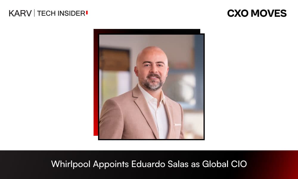 Eduardo Salas Elevated to Senior Vice President & Global CIO at Whirlpool Corporation